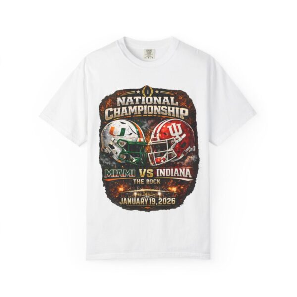 National Championship Miami vs Indiana College Football T-Shirt